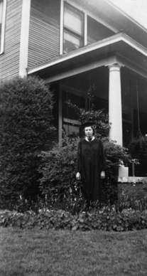 Gail Dollins Graduation from College - May 1938