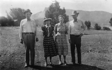 Nora and Rosa in Santa Rita-  ca 1942